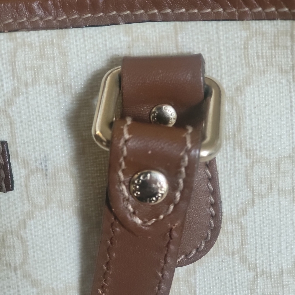 GUCCI GG Supreme Tote Bag PVC Leather .. Authentic - Picture 7 of 13